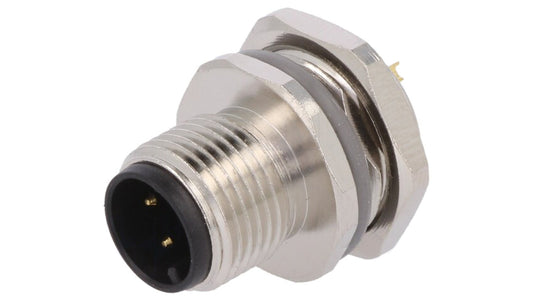 Złącze okrągłe M12 żeńskie kątowe ekranowane 3-PIN 250V PG9 T4112012031-000
