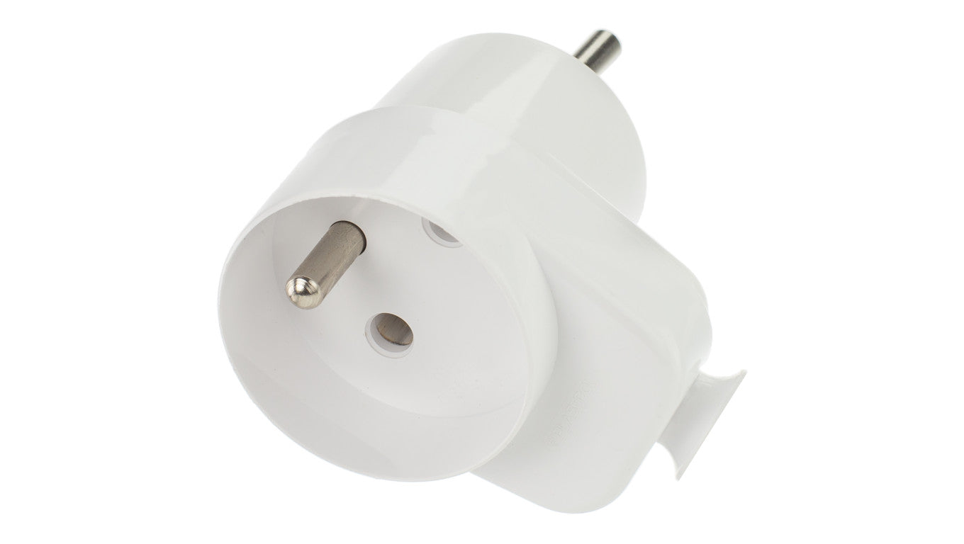 Wtyczka kątowa na kabel + gniazdo 16A