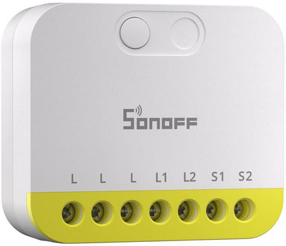 Dwukanałowy mini przełącznik bez N Sonoff MINI-ZB2GS-L ZigBee