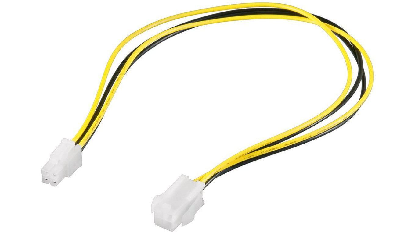 Przedłużacz kabla zasilającego do komputera ATX12 P4, 4-pinowy - Długość kabla 0.4 m