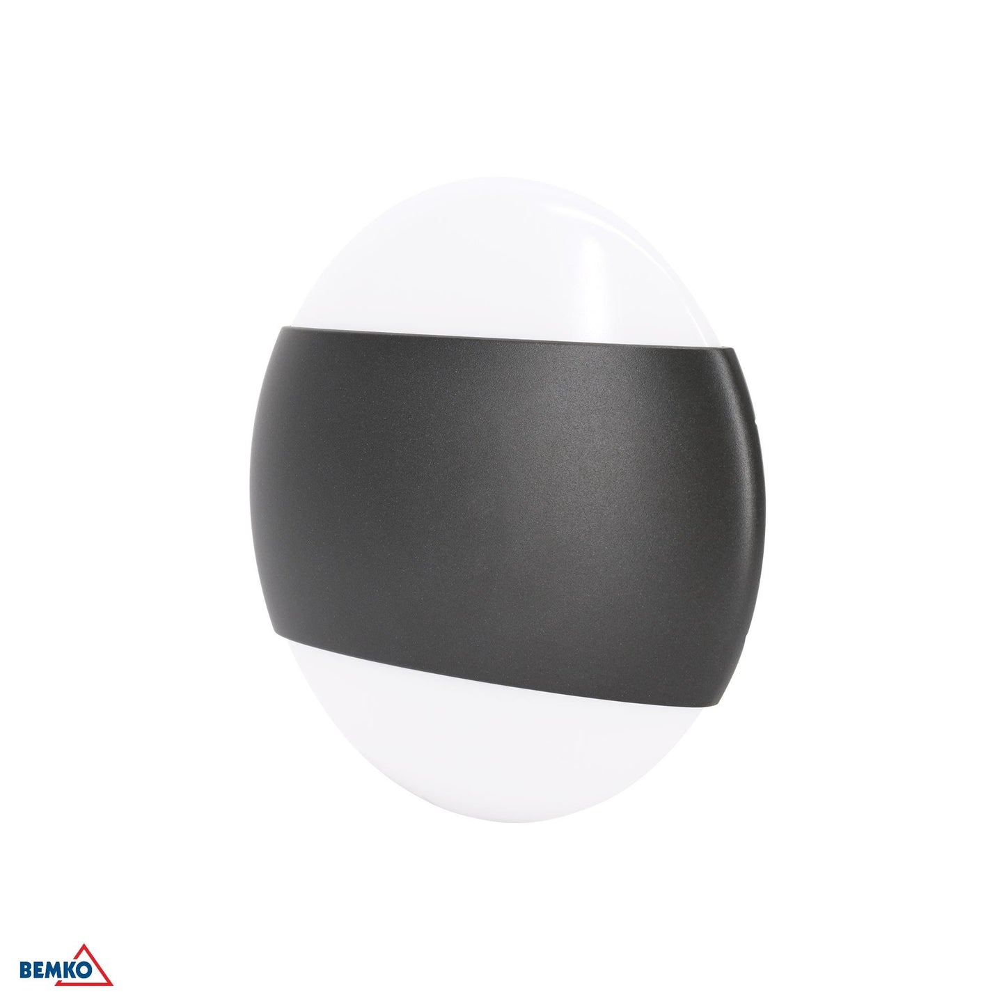 Oprawa elewacyjna VALANT 10W 3000K 800LM IP65 160X56MM okrągła grafit