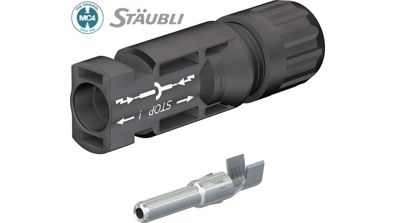 Wtyk MC4, złącze, przewód 4/6mm2 (fi=5,0-6,0 mm) Staubli (Multi Contact) - opak. 10 szt