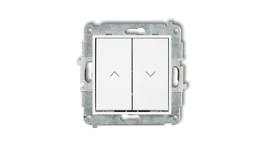 MINI Mechanizm łącznika żaluzjowego z podtrzymaniem biały mat 25MWP-88