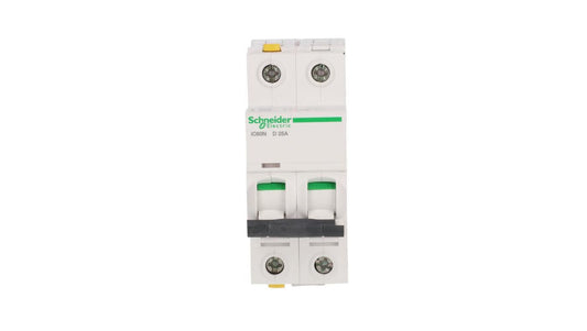 Wyłącznik nadprądowy 2P D 25A 6kA AC iC60N-D25-2 Acti9 A9F05225