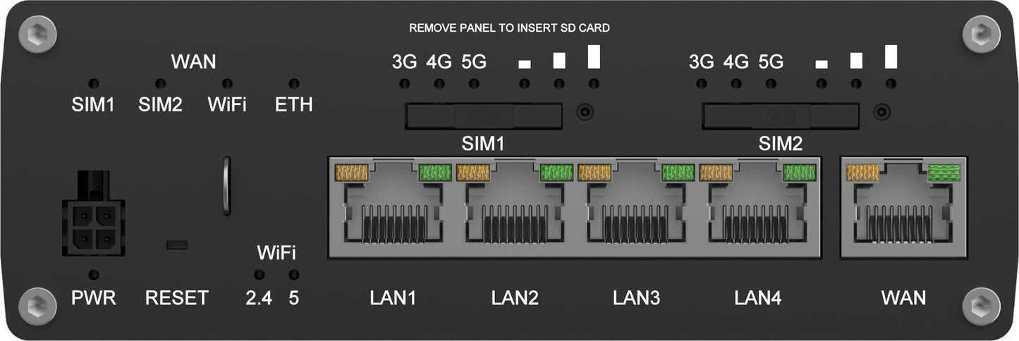 Teltonika RUTM52 router przemysłowy 5G (RUTM52100000)