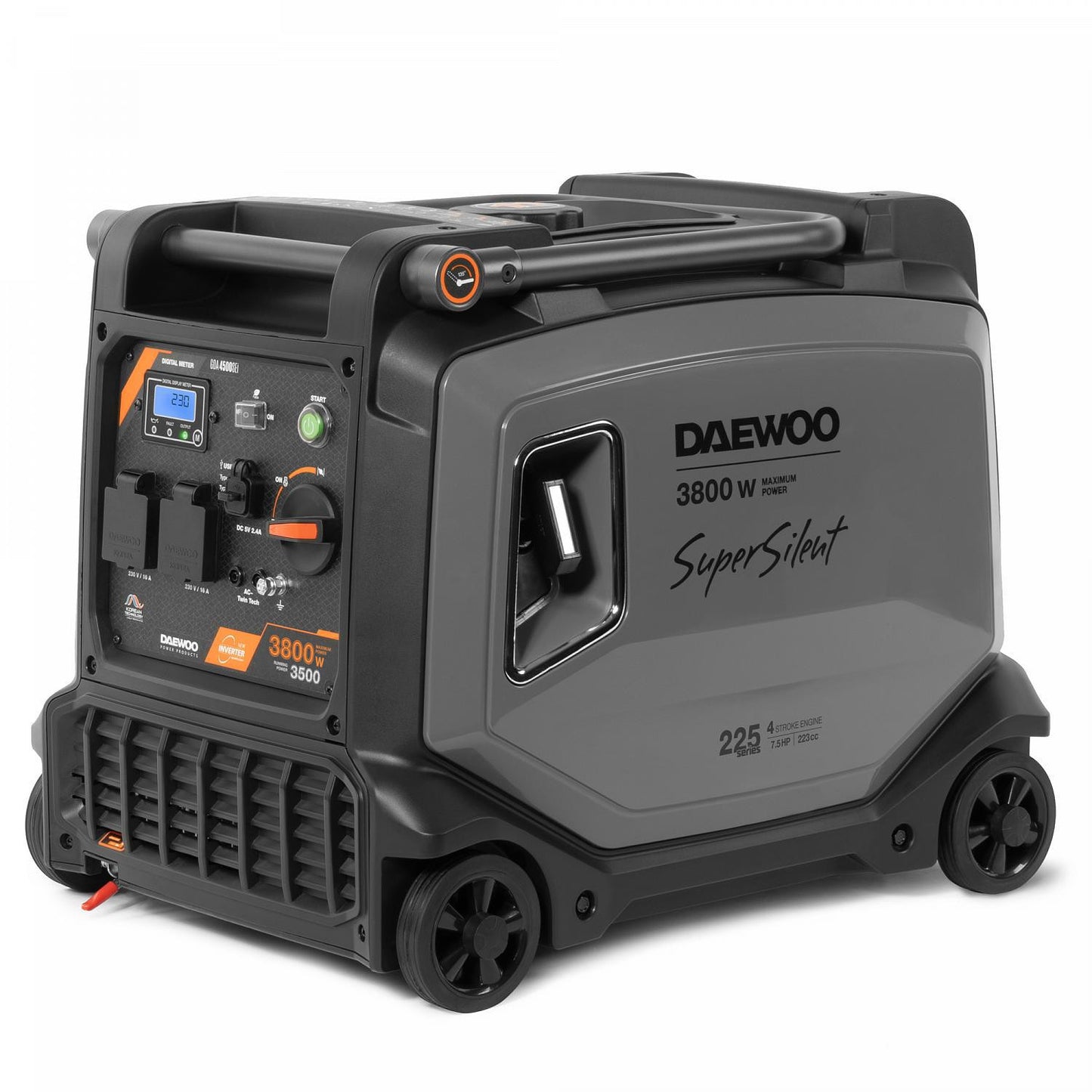 AGREGAT PRĄDOTWÓRCZY INWERTOROWY SUPER SILENT DAEWOO GDA 4500SEi 3.8kW