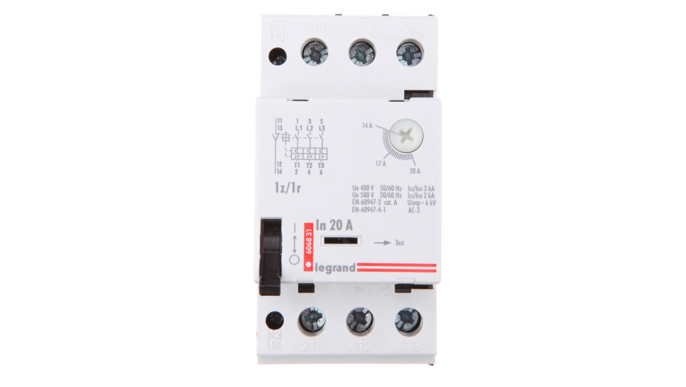 Wyłącznik silnikowy 3P 9kW 14-20A M 250 1R/1Z 20 606831
