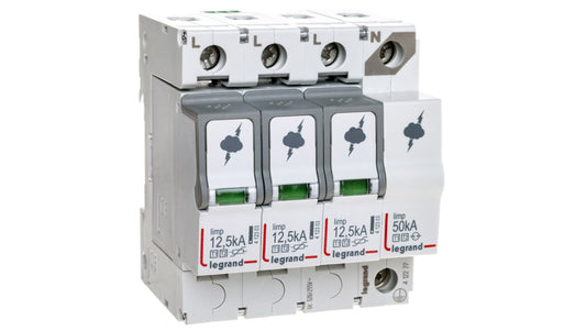 Ogranicznik przepięć Typ T1+T2 3P+N 12,5kA 1,5kV ON 300 TT/TNS 412277