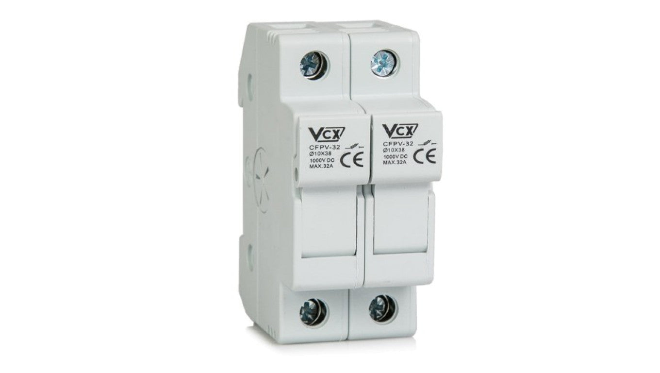 Podstawa bezpiecznikowa CFPV-32 PV 2P 10x38mm 1-32A 1000V DC