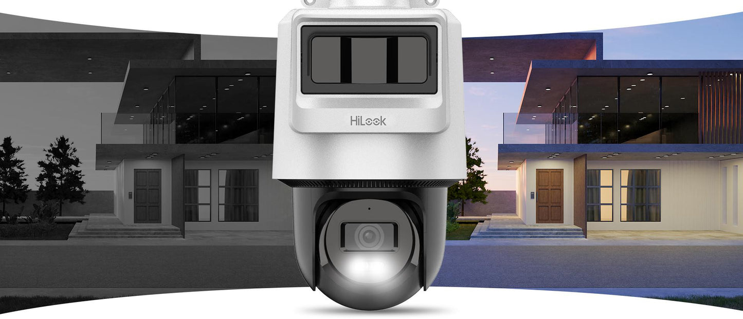 Kamera IP Hilook PTZ-N2C400I-K/4G/C05S10 2.8mm z panelem solarnym LTE/4G 4MP
