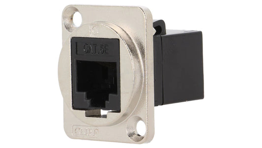 Łącznik FT RJ45 8p8c Kat 5e gniazdo z obu stron CP30220M