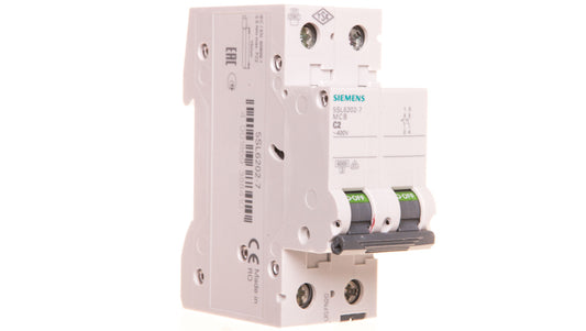 Wyłącznik nadprądowy 2P C 2A 6kA AC SENTRON 5SL6202-7
