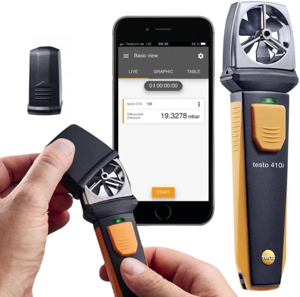 Anemometr wiatraczkowy Testo 410i SmartSonda