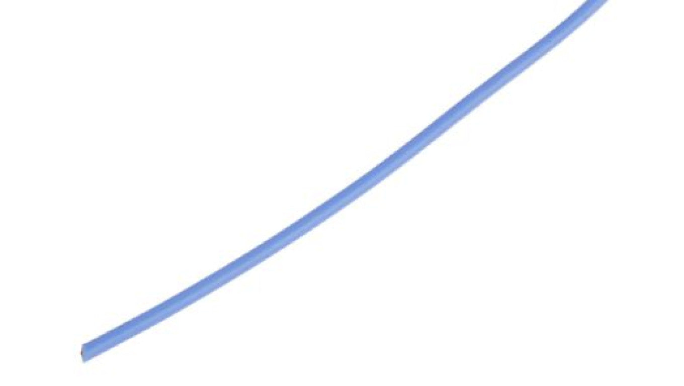 Przewód do urządzeń PTFE PTFE Niebieski, 100m 0,22 mm² 7/0,2 mm, 600 V, -75 → +200C, Ø 1.2mm, RS PRO BS3G210