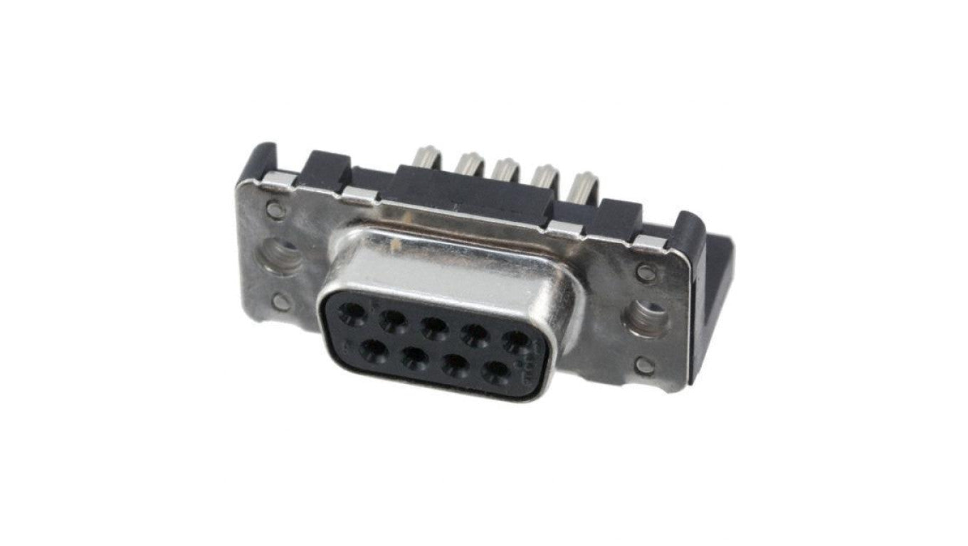 D-Sub PIN: 9 gniazdo żeńskie kątowe 90 THT M3 09661527611
