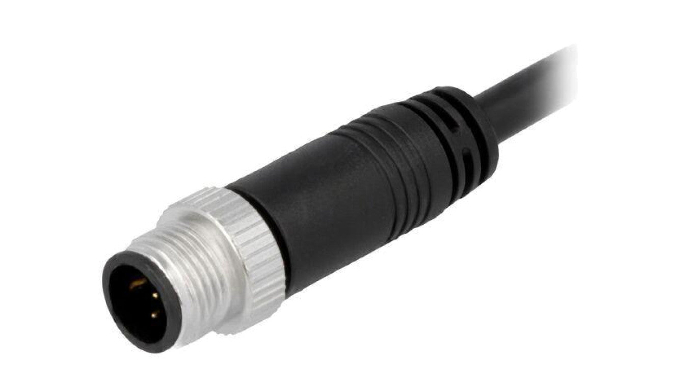 Złącze M12, męskie, PIN:5, wtyk, proste, 60V M12A-05BMMM-SL8D01