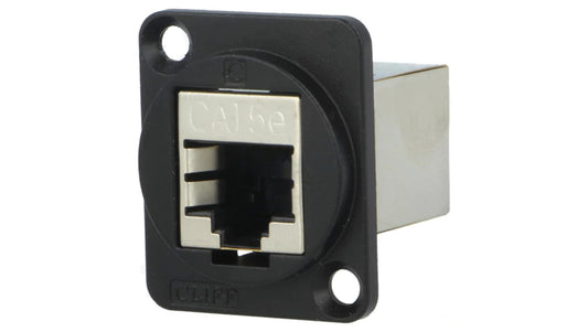 Łącznik FT RJ45 8p8c Kat 5e ekranowane 19x24mm metal CP30220SMB