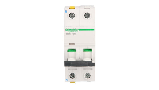 Wyłącznik nadprądowy 1P+N C 1A 6kA AC iC60N-C1-1N Acti9 A9F04601