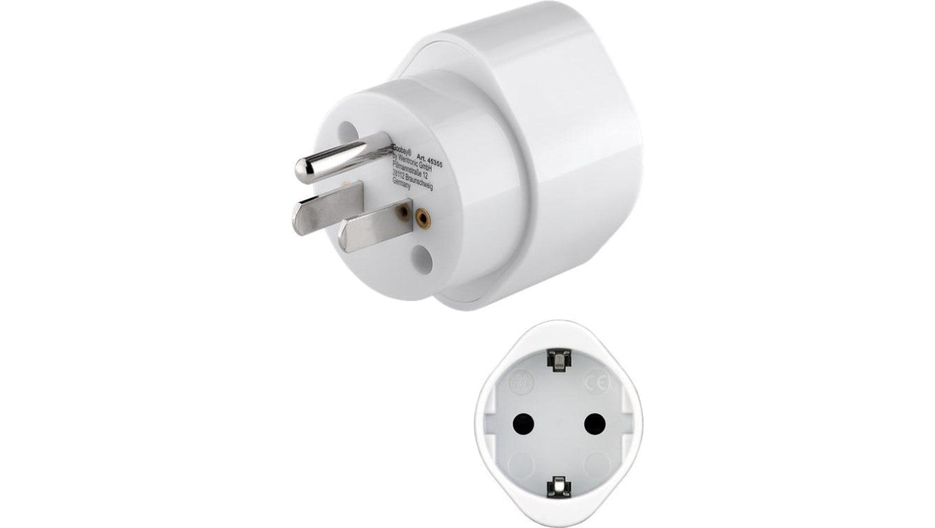 Adapter sieciowy US/Japonia, biały
