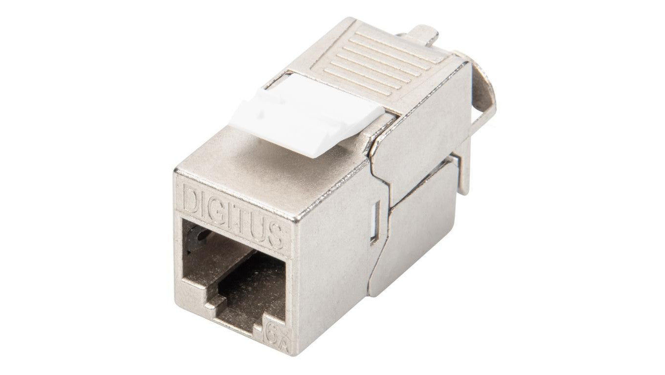 Moduł keystone RJ45 FTP kat.6A ekranowany metalowy beznarzędziowy DIGITUS