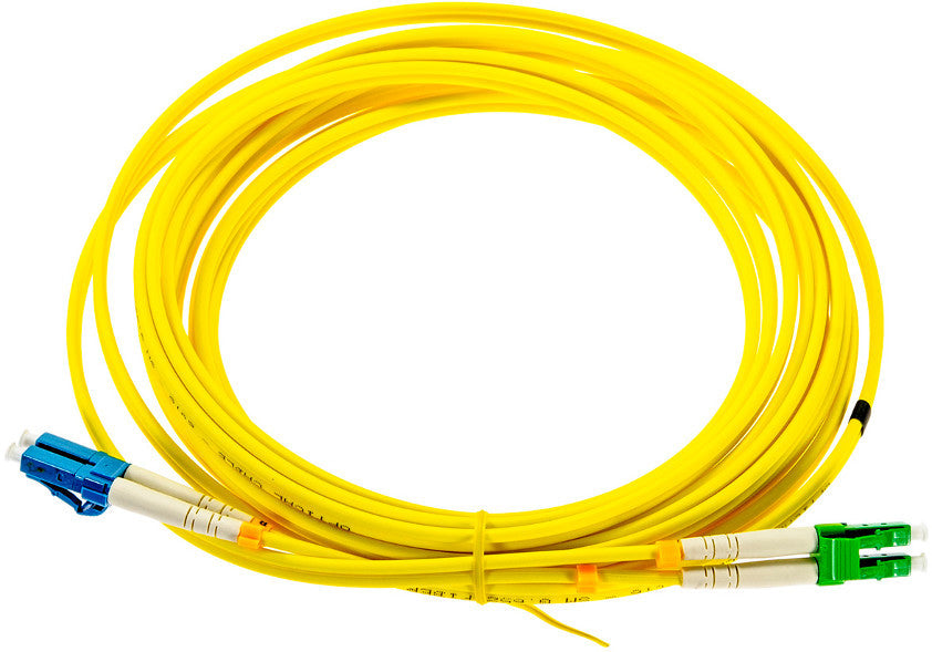 PATCHCORD ŚWIATŁOWODOWY SM DUPLEX 9/125 LC/APC-LC/UPC 0,5M