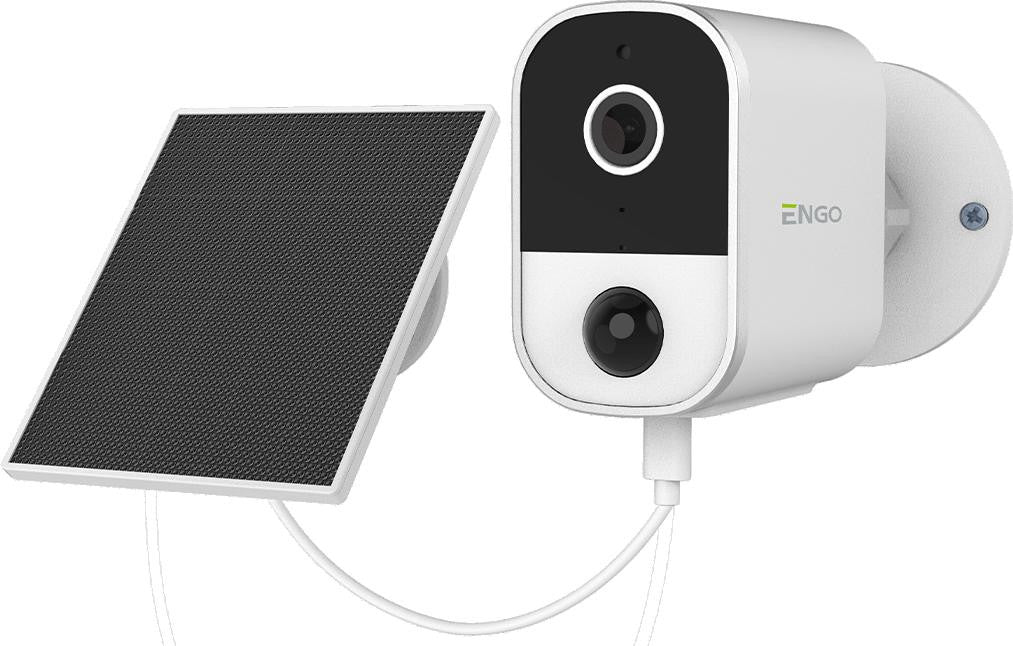 ENGO Controls ECAM-SOLAR- Smart Kamera Wi-Fi z baterią  i panelem solarnym, 4MP