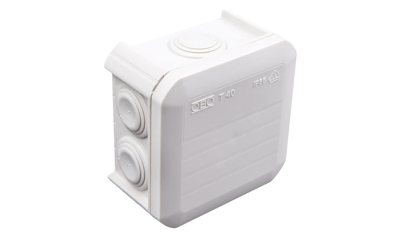 Puszka n/t odgałęźna 90x90x52 IP55 T 40 2007045 dławiki elastyczne /5szt./
