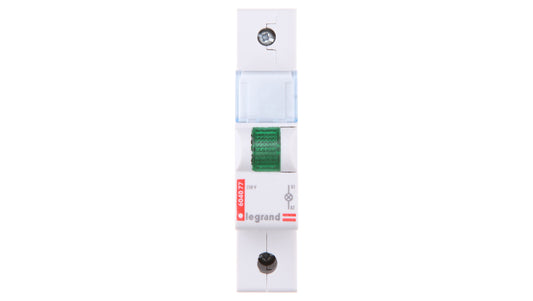 Lampka modułowa 1-fazowa zielona 230-250V AC L313 604077