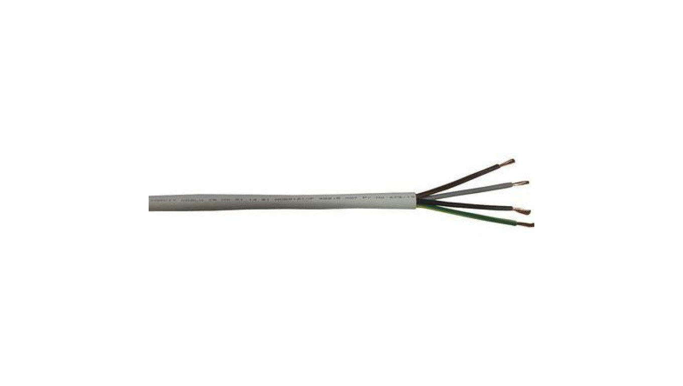 Przewód zasilający 3 Core Biały 6 → 7.6mm od , 500 V