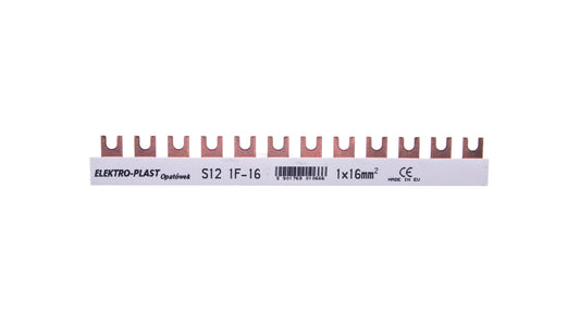 Szyna łączeniowa 1P 80A 16mm2 widełkowa (12 mod.) 1F S12 1F-10 45.121