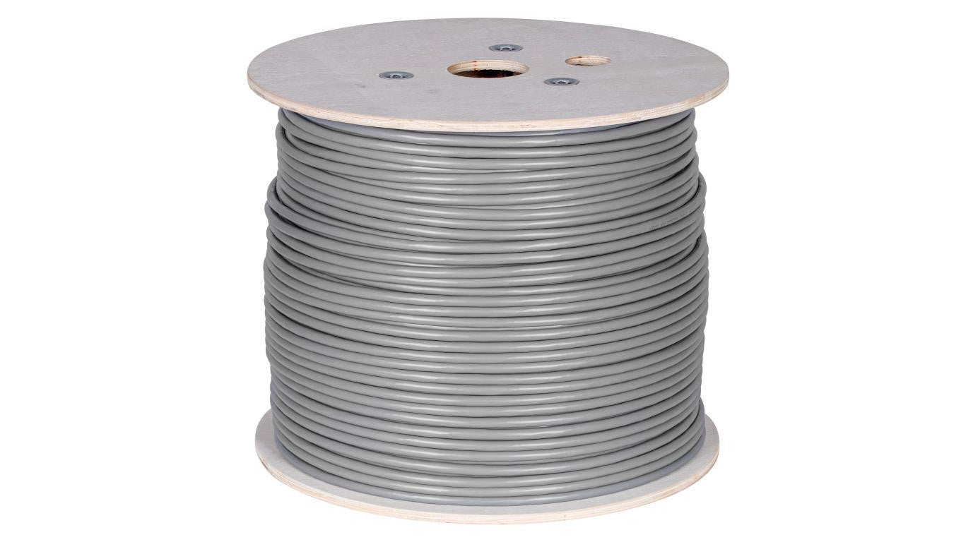 Kabel teleinformatyczny F/UTP kat.6 wewnętrzny Eca PVC szary NEKU /305m/