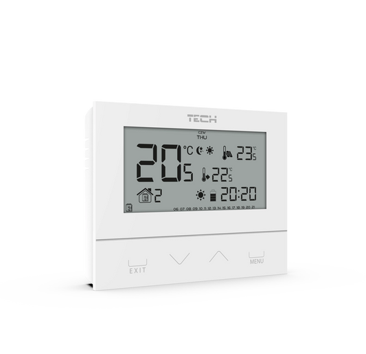 Demo Przewodowy  dwustanowy regulator pokojowy biały ST-292v3 Tech sterowniki