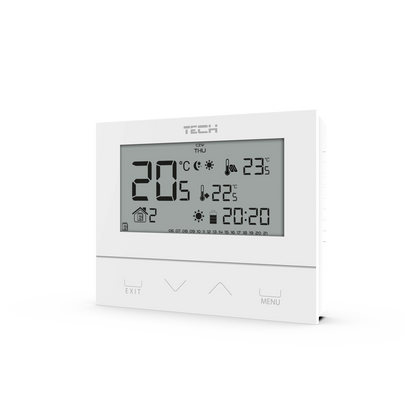 Demo Przewodowy  dwustanowy regulator pokojowy biały ST-292v3 Tech sterowniki