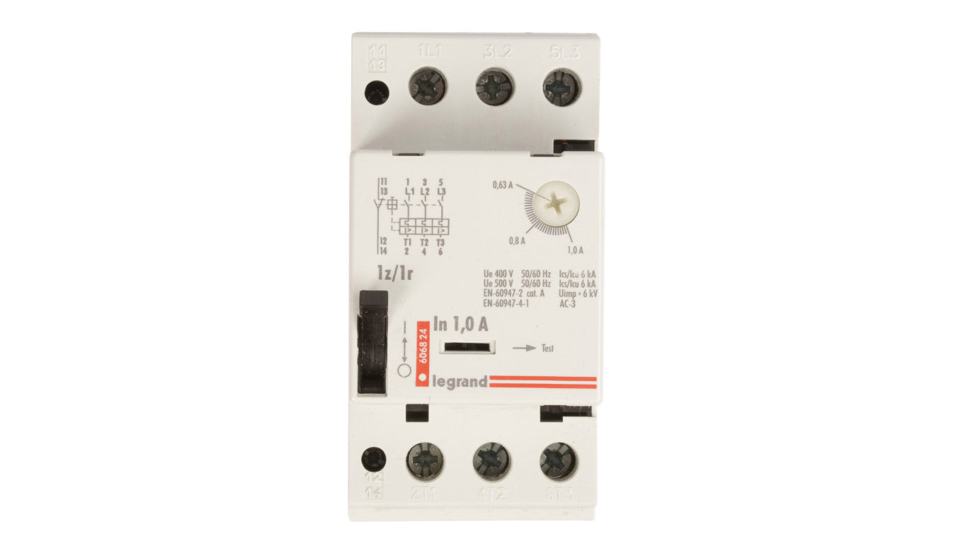Wyłącznik silnikowy 3P 0,25kW 0,63-1A M 250 1R/1Z 0,25 606824