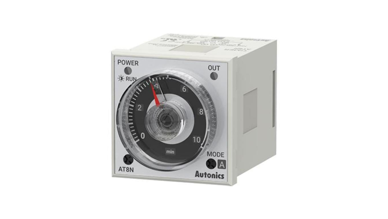 Przekaźnik czasowy 0,05s÷100h DPDT/ SPDT + SPDT Uzas: 12VDC AT8N-1