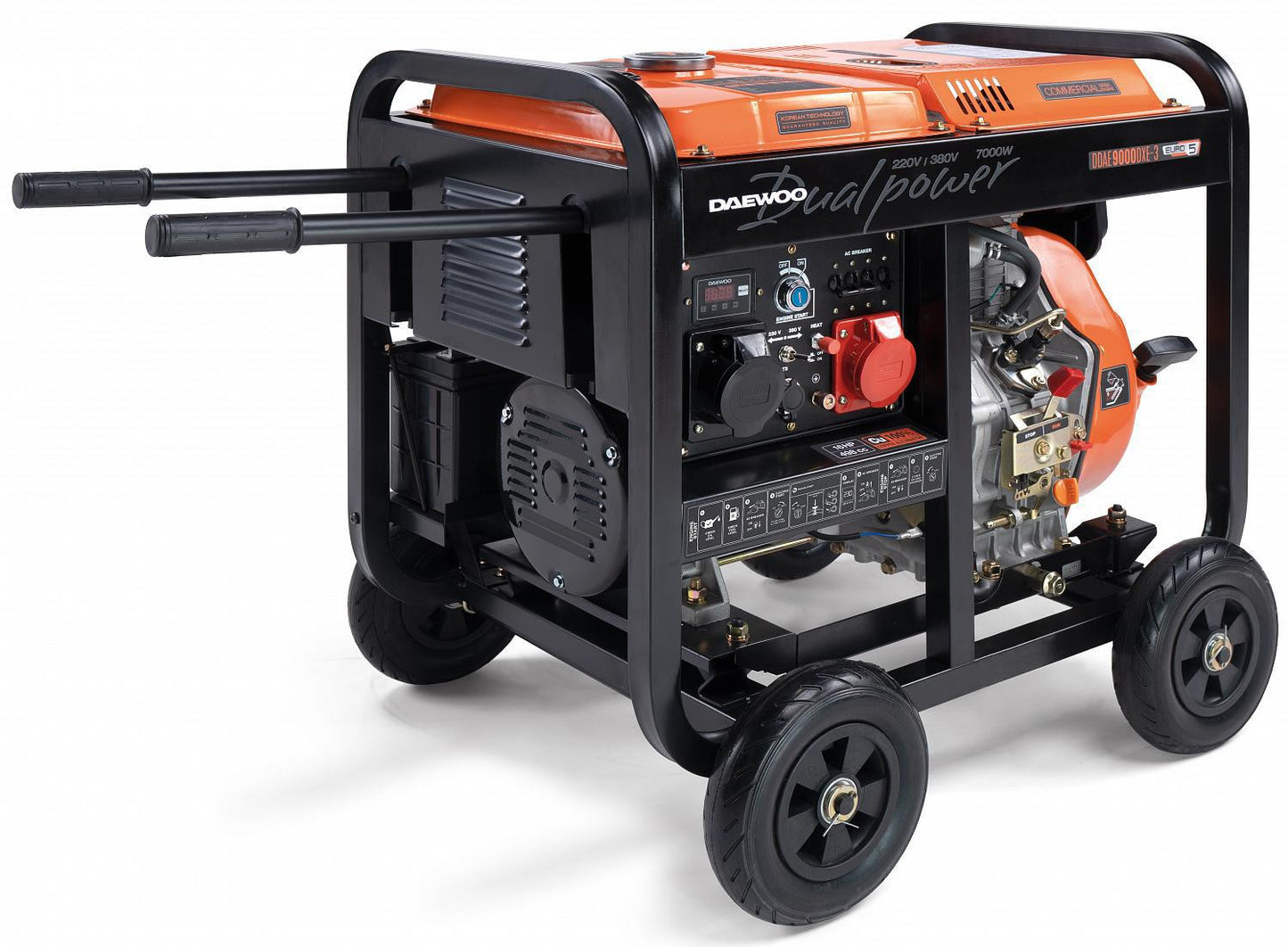 AGREGAT PRĄDOTWÓRCZY DIESEL DAEWOO DDAE 9000DXE-3 6.3kW