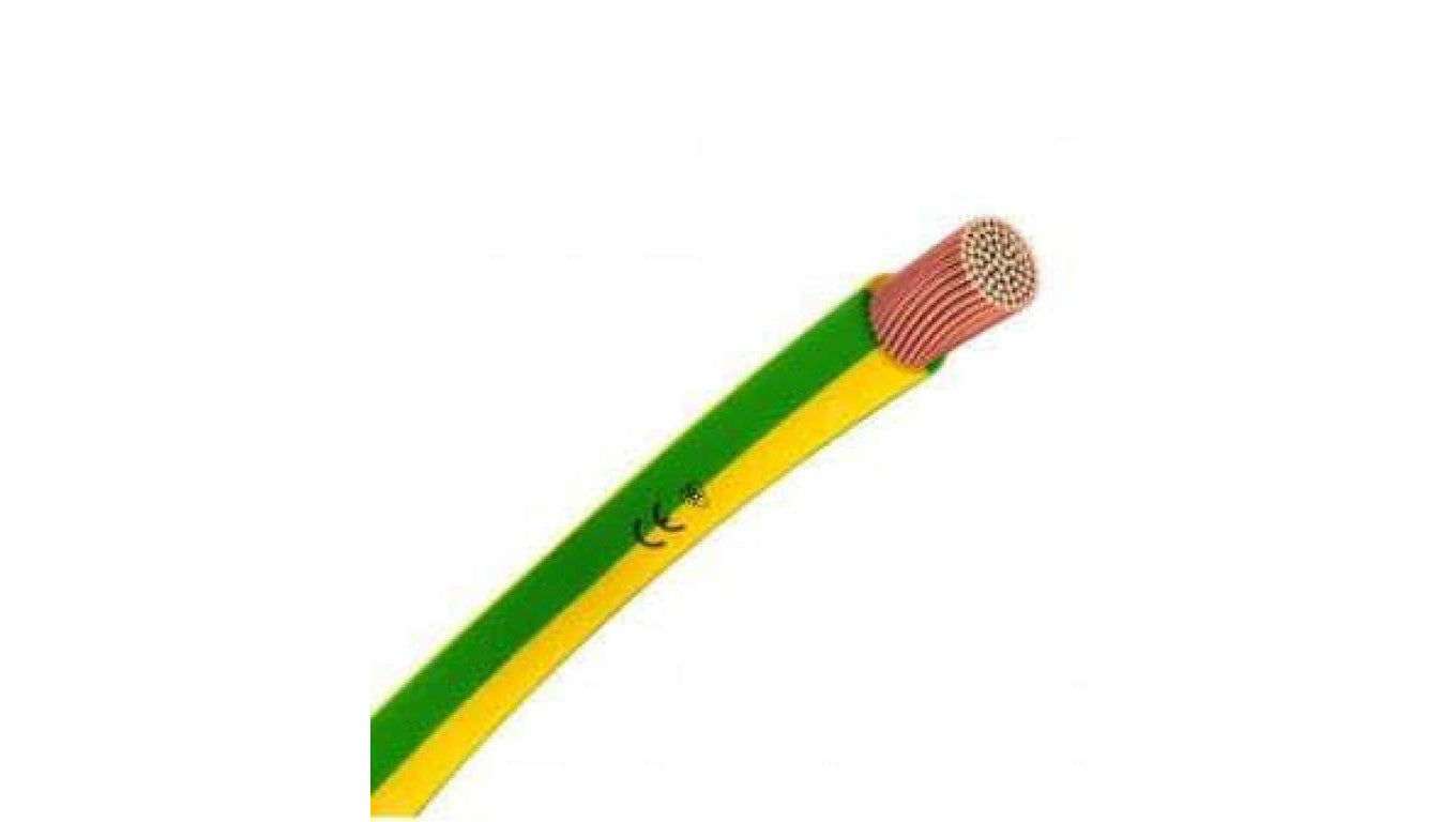 Kabel uziemiający LGY 6.0 ŻO H07V-K Przewód jednożyłowy linka giętka 450/750V /OPAK. 10MB