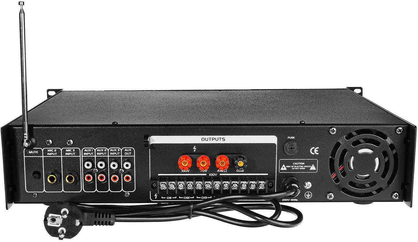 Wzmacniacz PA HQM2650BC RADIO FM/MP3/BT 650W