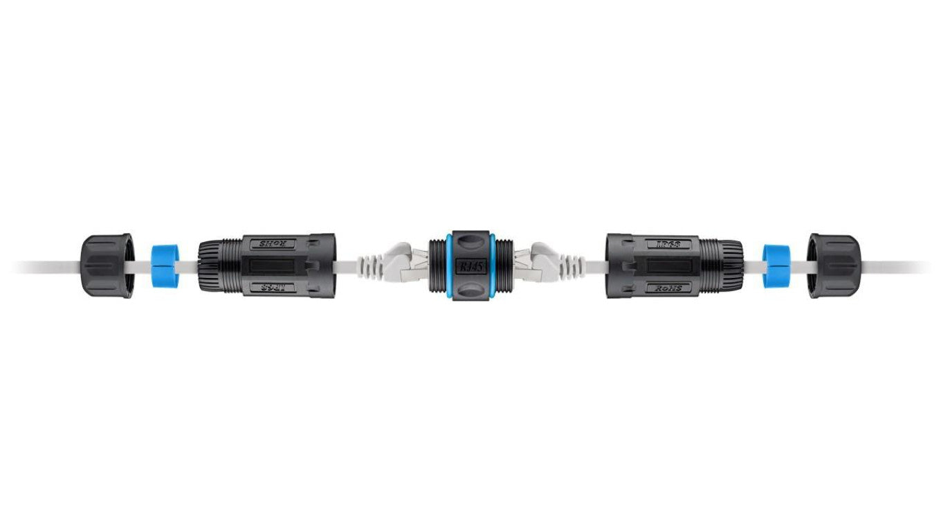 Outdoor (IP 68) RJ45 złącze modularne/złącze, CAT 6A