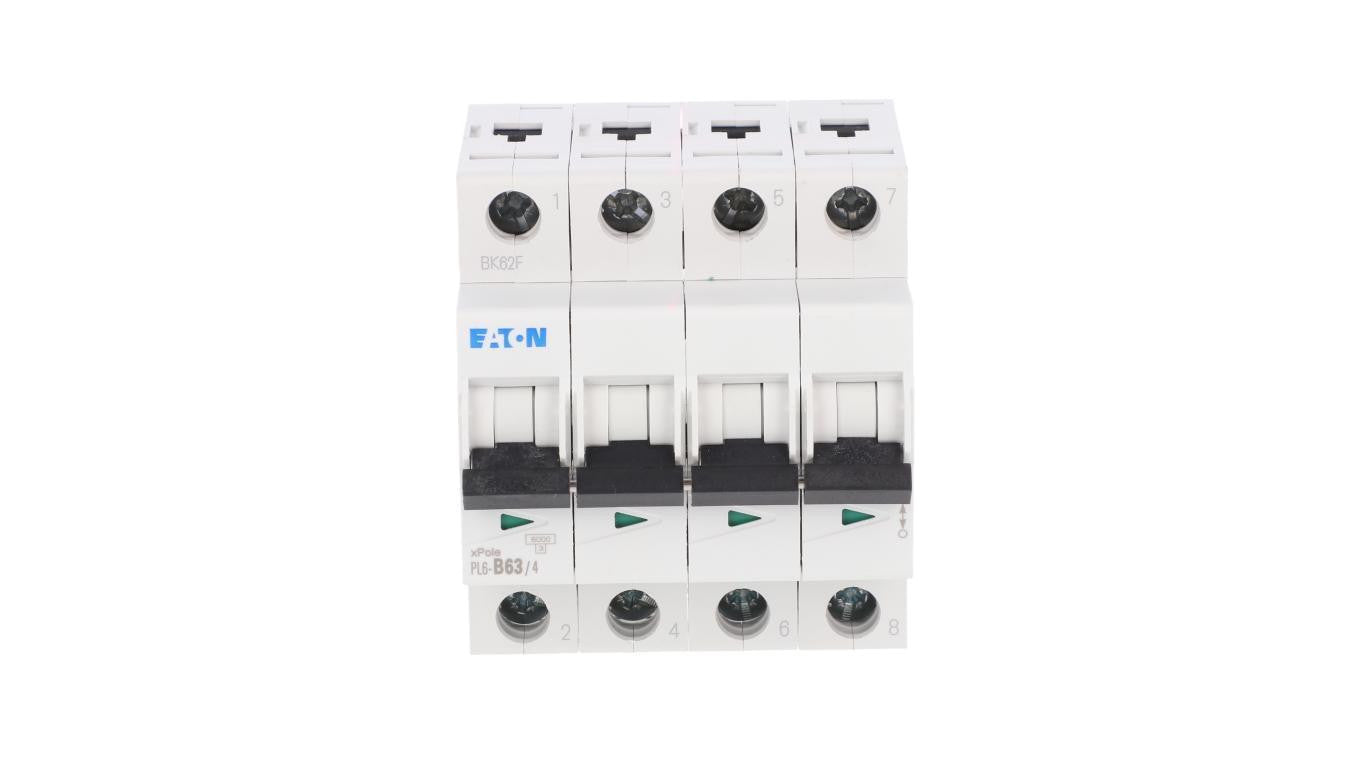 Wyłącznik nadprądowy 4P B 63A 6kA AC PL6-B63/4 166506