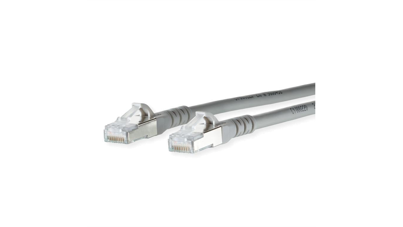 METZ CONNECT Kabel krosowy Cat.6A AWG 26, szary, 4 m