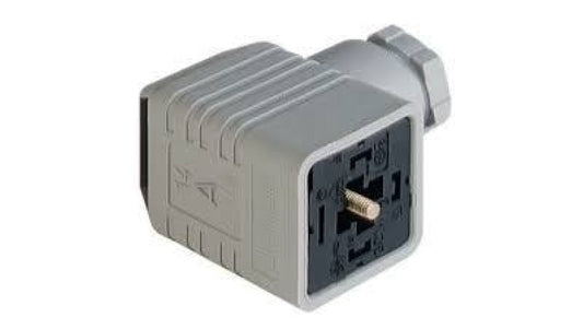 Złącze DIN do wysokiego napięcia typ A 4-PIN (3+1PE) szary PG11 400 VAC/DC, 16 A GDMW 3011 DF grau