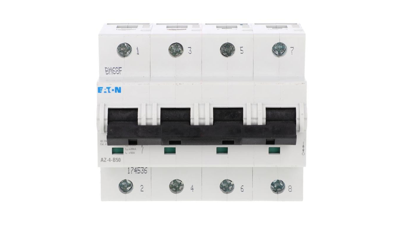 Wyłącznik nadprądowy 4P B 50A 25kA AC AZ-4-B50 174536