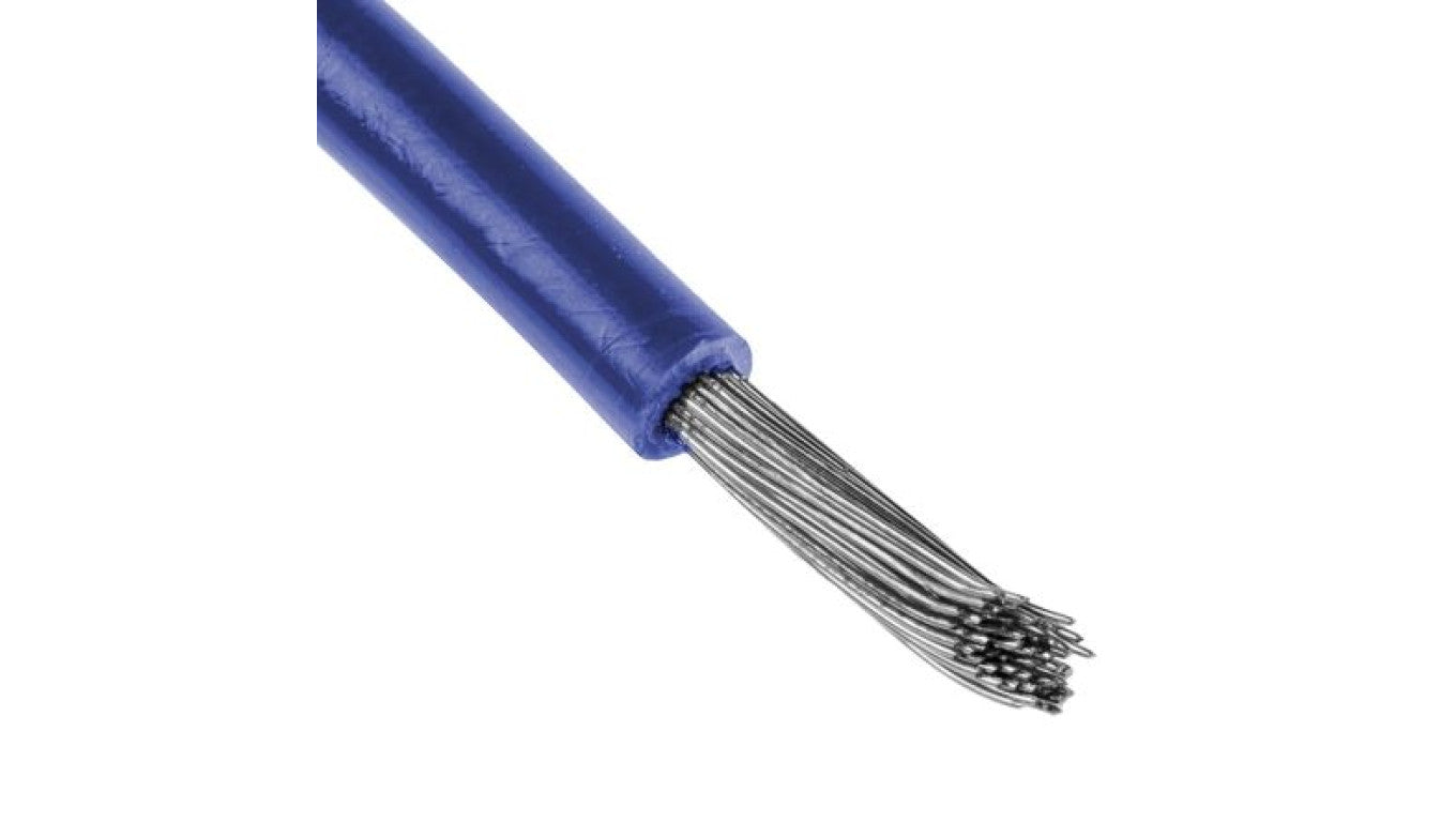 Kabel trzynormowy PCW, dł. 100m 6 mm², 53 A, 1 kV, Maks. +105C Mid Niebieski Zgodność z trzema normami, RS PRO