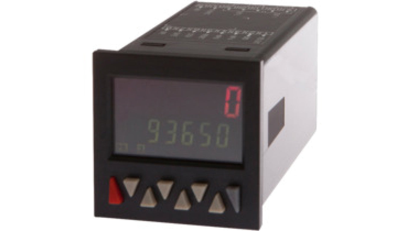 Licznik wielofunkcyjny 48x108x48mm wyświetlacz LCD 12 dekad 55kHz 10-30VDC NO/NC złącze śrubowe 13-PIN IP65 CM030980