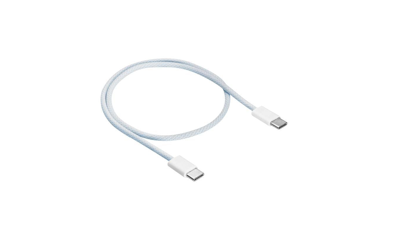 Kabel USB Akyga AK-USB-50 USB type C (m) / USB type C (m) dla iPhone 15 w oplocie ver. 2.0 60W 0.5m
