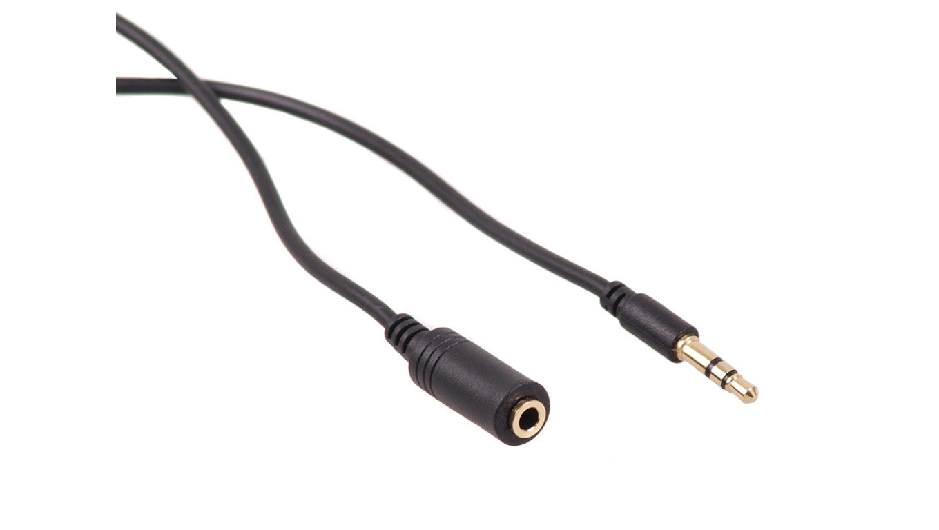 Przewód jack 3.5mm wtyk-gniazdo 2m czarny Maclean MCTV-819 MCTV-819
