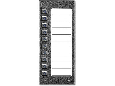 ACO CDN-10NP GR Podświetlany panel listy lokatorów z 10 przyciskami