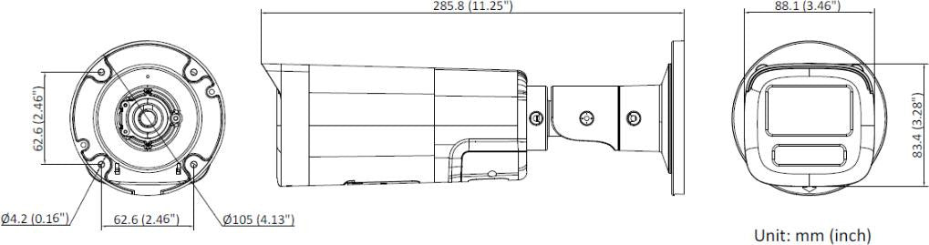 Kamera IP Hikvision DS-2CD1623G2-LIZU/SL 2.8-12mm PL