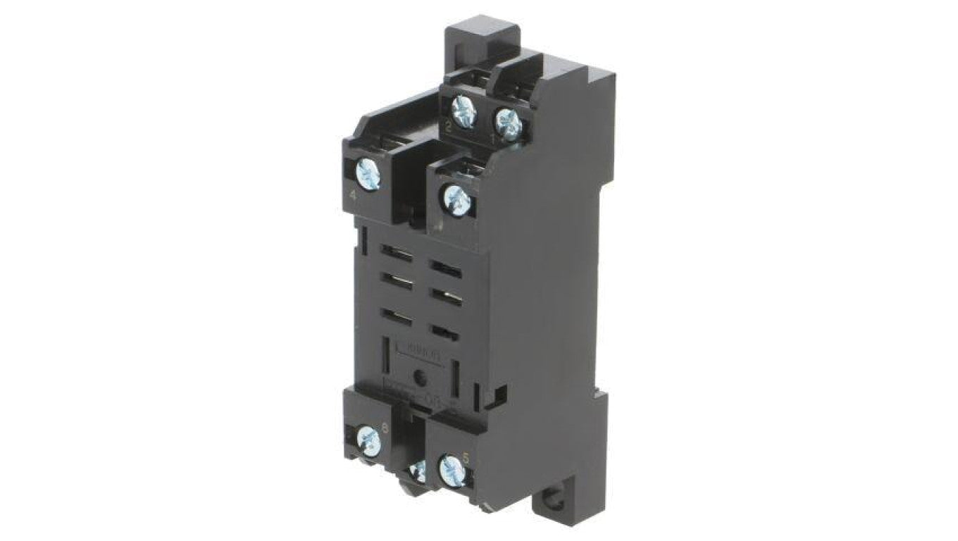 Podstawka PIN: 8 15A 250VAC na szynę DIN PTFZ-08-E